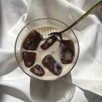 Collagen Coffee Ice Cubes Latte
