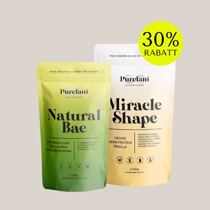 The Perfect Match   NATURAL BAE und MIRACLE SHAPE von Purelani Superfoods
